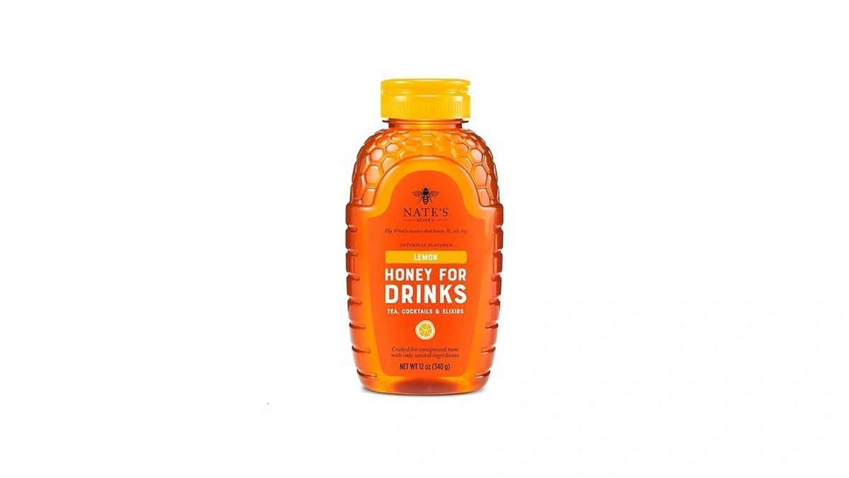 Nate's Lemon Honey For Drinks - Made With 100% Pure
