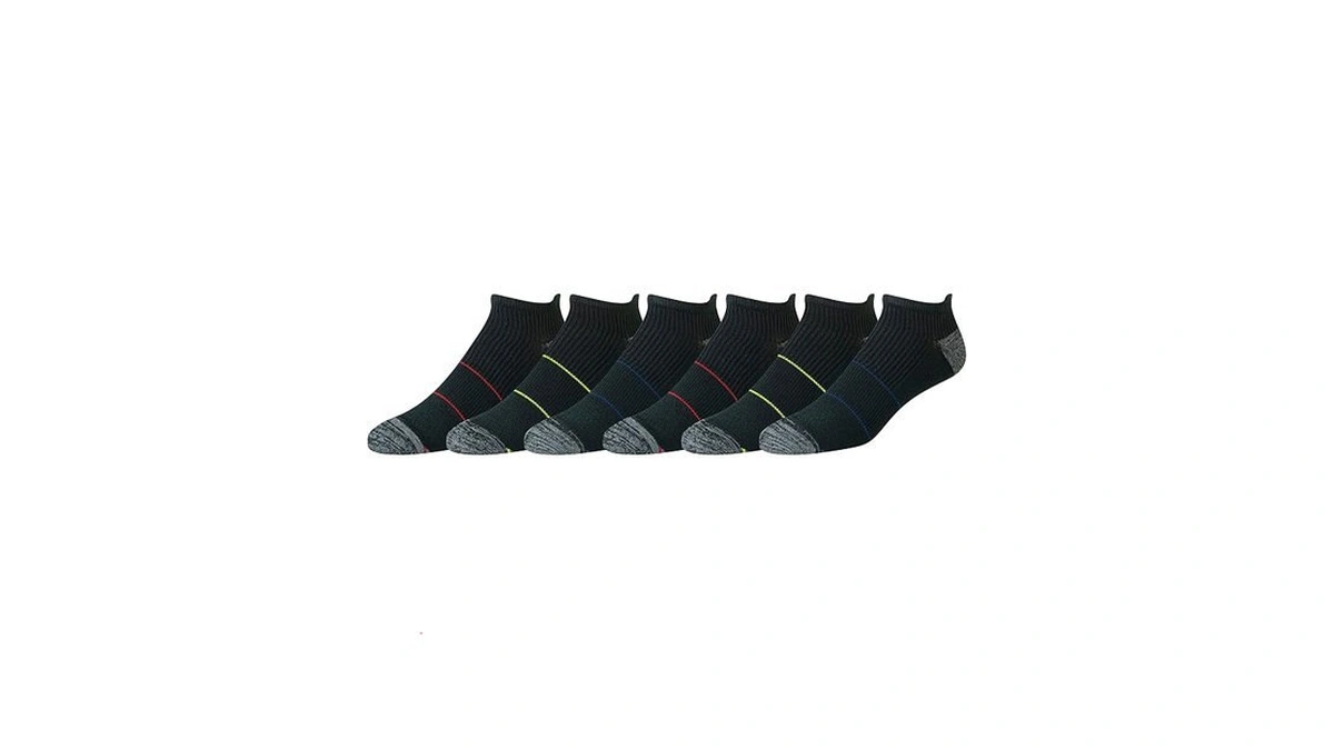 Amazon Essentials Men's Breathable Low Cut Tab Ankle Socks, Performance