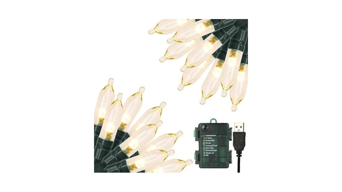 Green Convenience Christmas String Lights