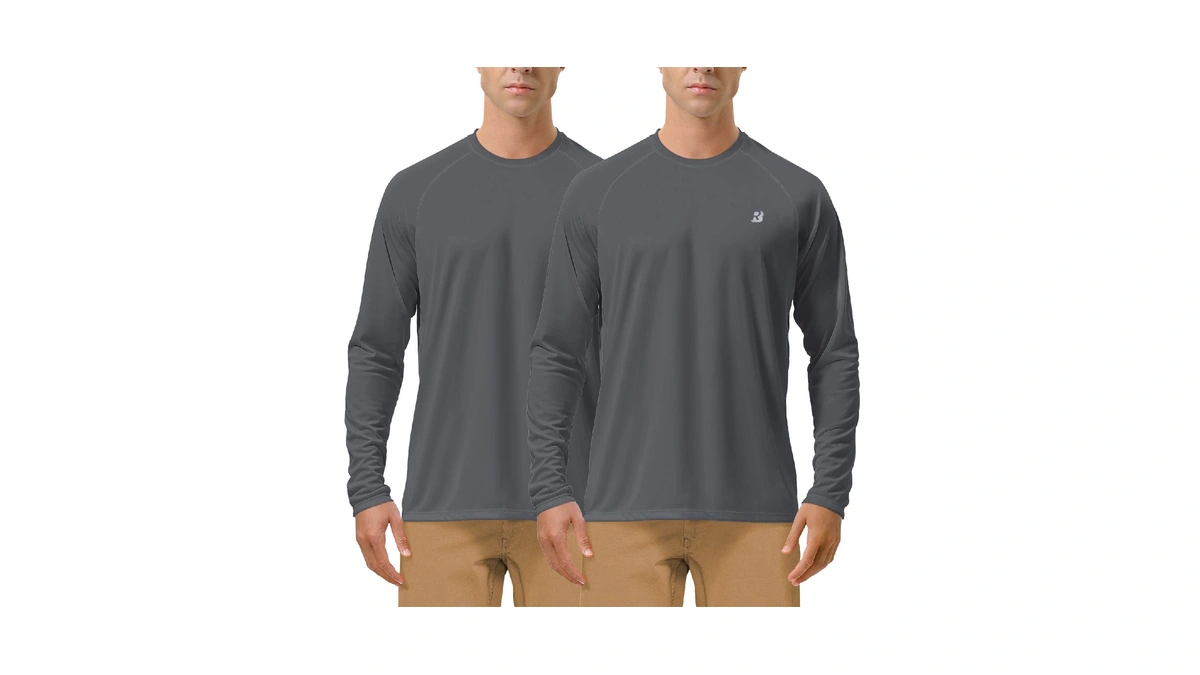 Roadbox Men's 2 Pack Uv Sun Protection Spf Upf 50+