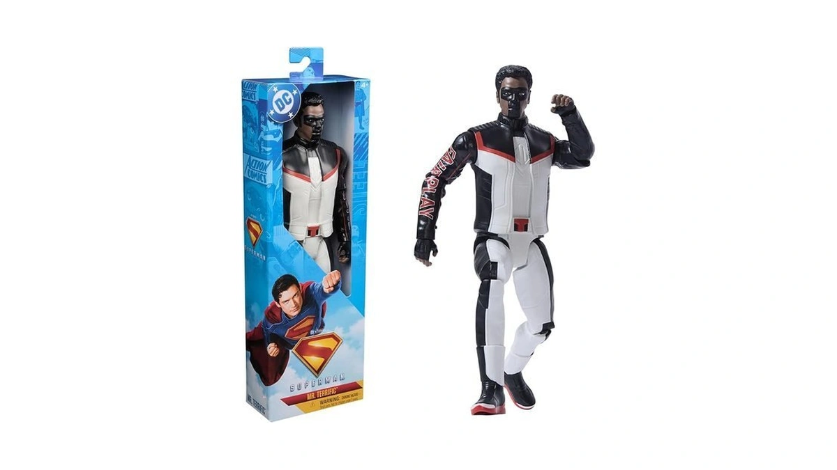 Dc Comics, Superman Mr Terrific 12-inch Superhero Action Figure, Kids
