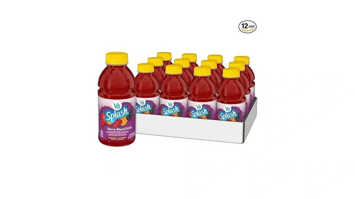 V8 Splash Berry Blend Flavored Juice Beverage, 16 Fl Oz