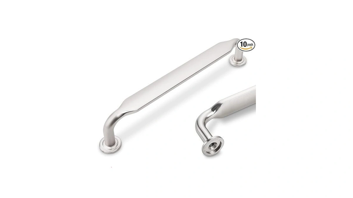 Giyuro 10 Pack Brushed Nickel Cabinet Pulls 5 Inch(128mm) Kitchen