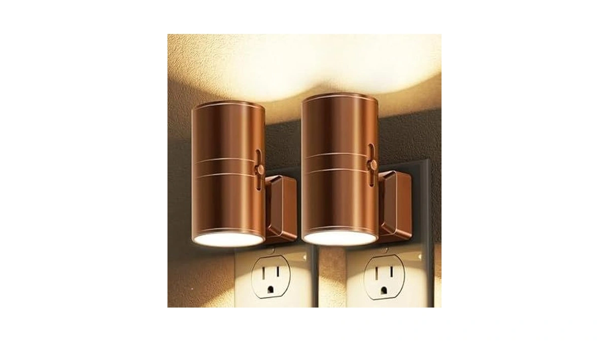 L Lohas Led Night Light, Automatic Night Lights Plug Into