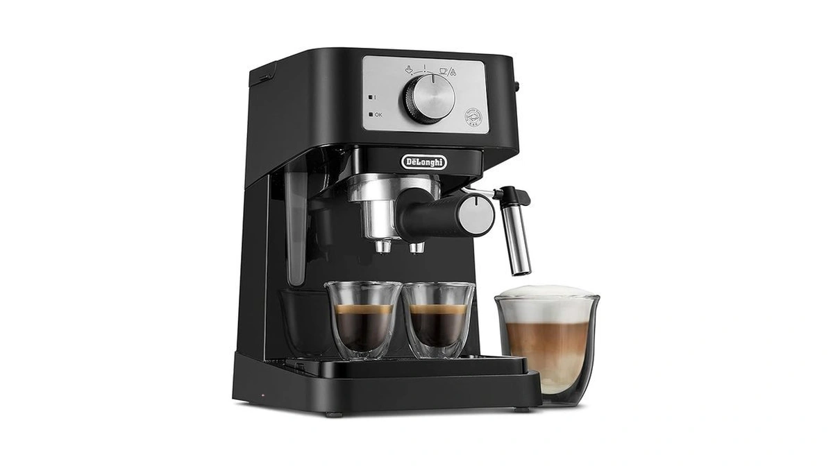 De'longhi Stilosa Manual Espresso Machine, Compact Coffee Maker, 15 Bar