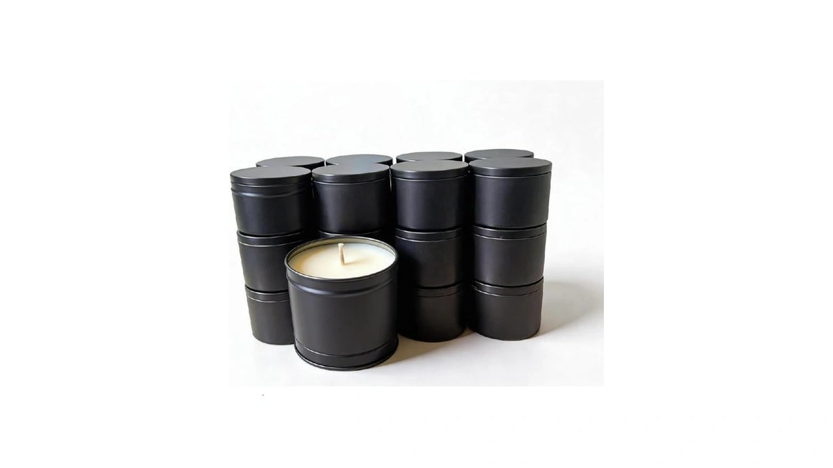 Verduvia 4oz Candle Tins With Lids, 24 Pcs Premium Matte