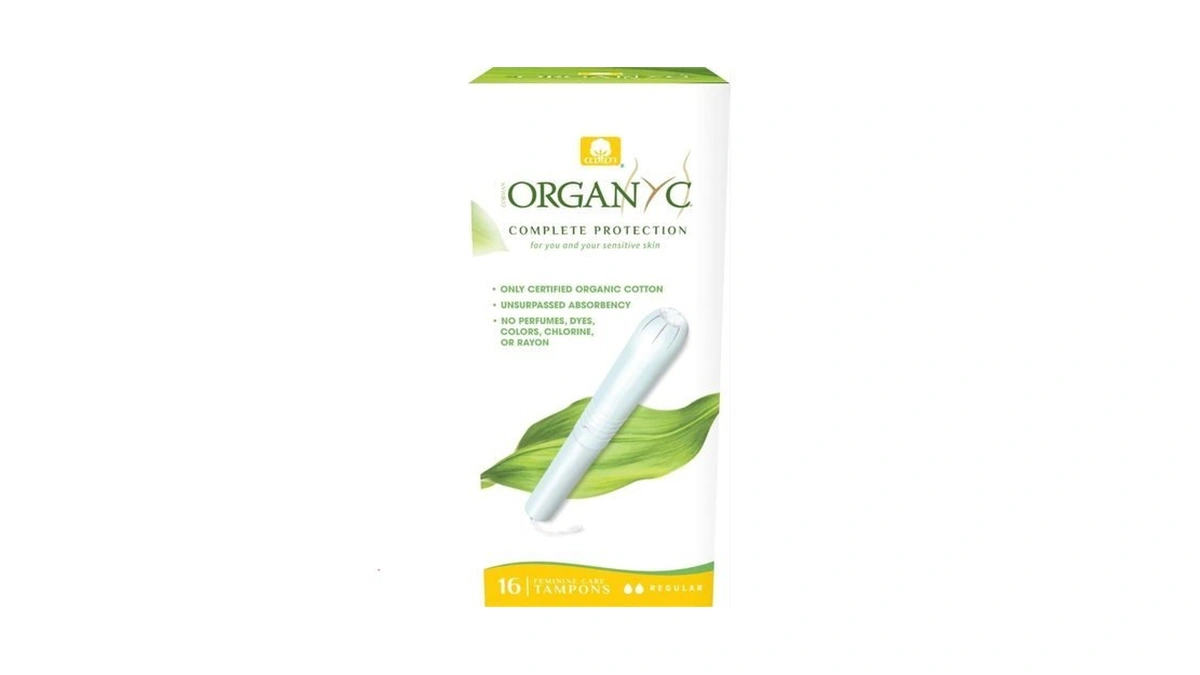 Organyc 100% Certified Organic Cotton Tampons, Cardboard Applicator, Free From