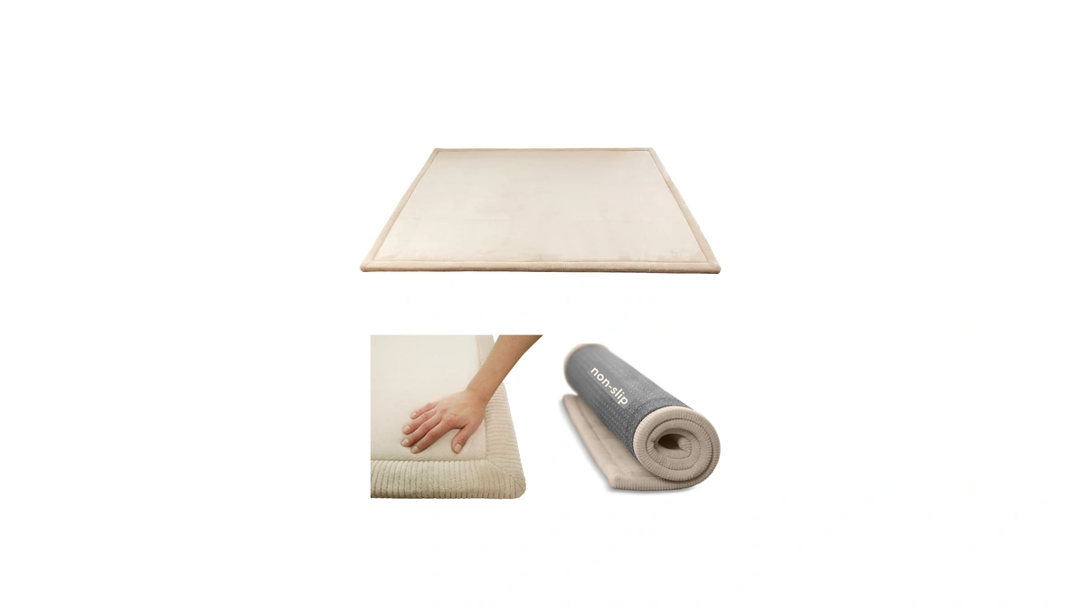 Hakuna Matte Cloudsoft Mat For Floor 60" X 80" Beige