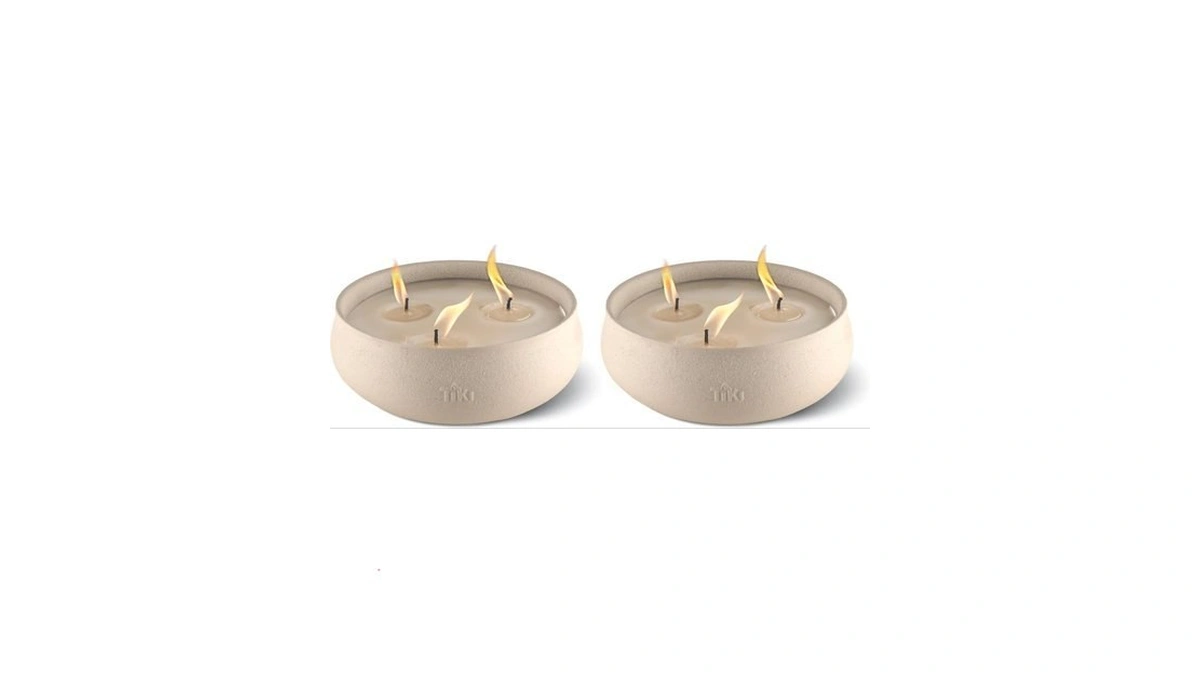 Amazon : Tiki Citronella Candle 2-pack – 7-inch W