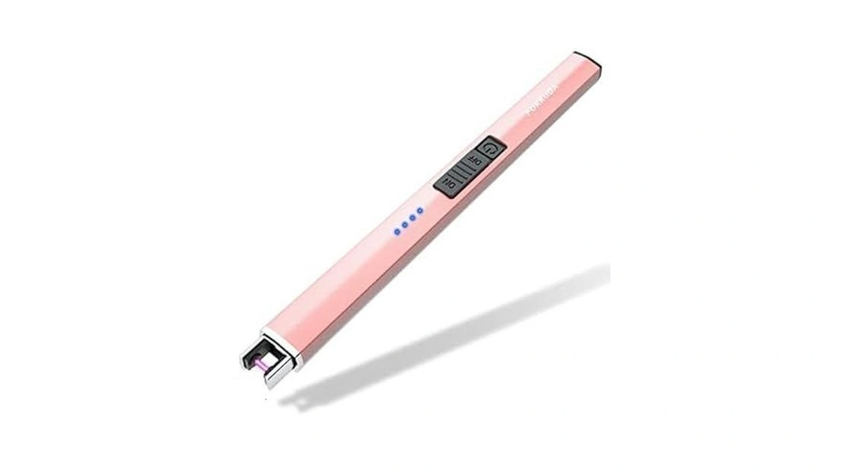 Fukkuda Electric Candle Lighter With Safety Switch - Usb Rechargeable