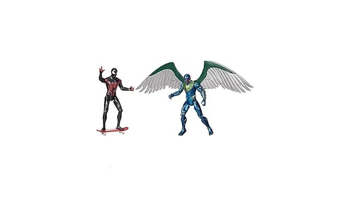 Spider-man Epic Hero Series Miles Morales Vs Marvelβs Vulture 4-inch
