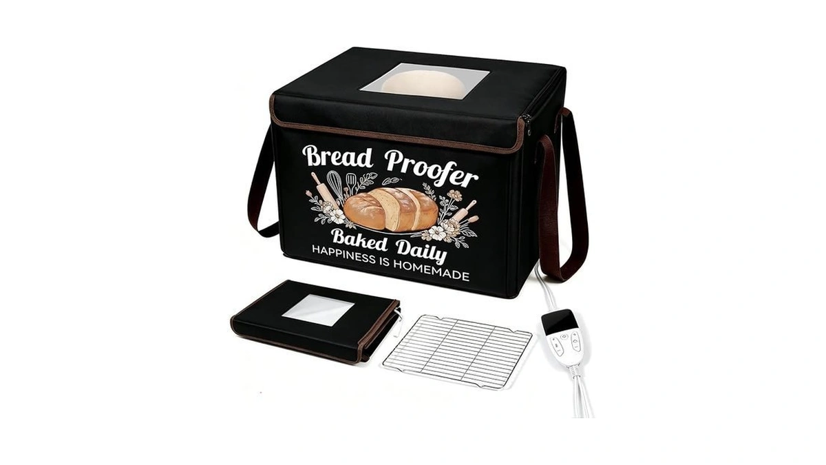 Folding Bread Proofing Box, 3-sided Heating Dough Proofer With 50-113℉