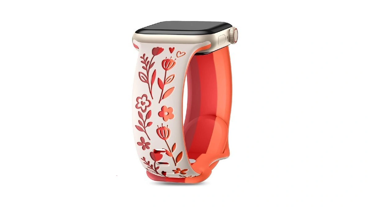 Dgege Flower Band Compatible With Apple Watch Bands For Women