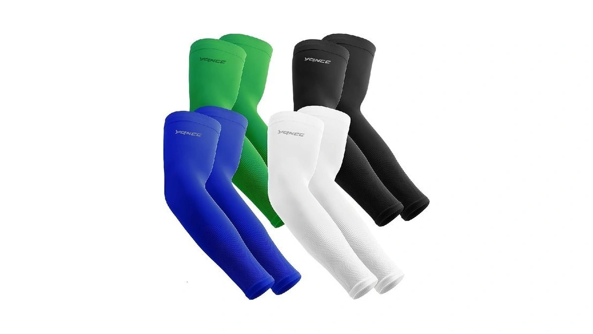 Yqxcc 4 Pairs Arm Sleeves For Men Women, Upf 50