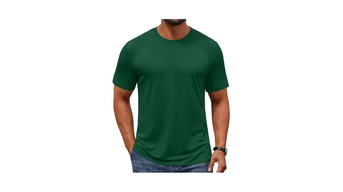 Coofandy Mens Shirts Summer Casual T Shirt Short Sleeve Plain