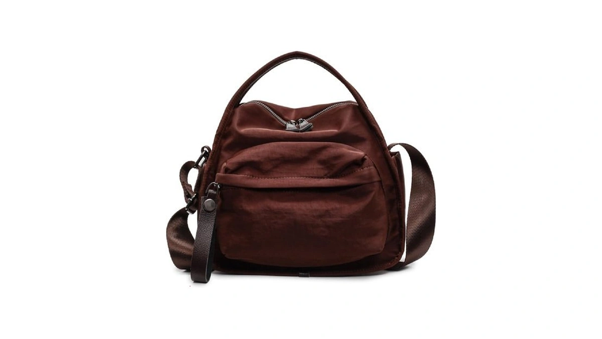Crbeqabe Nylon Crossbody Bags For Women, Nylon Handbag Top Handle