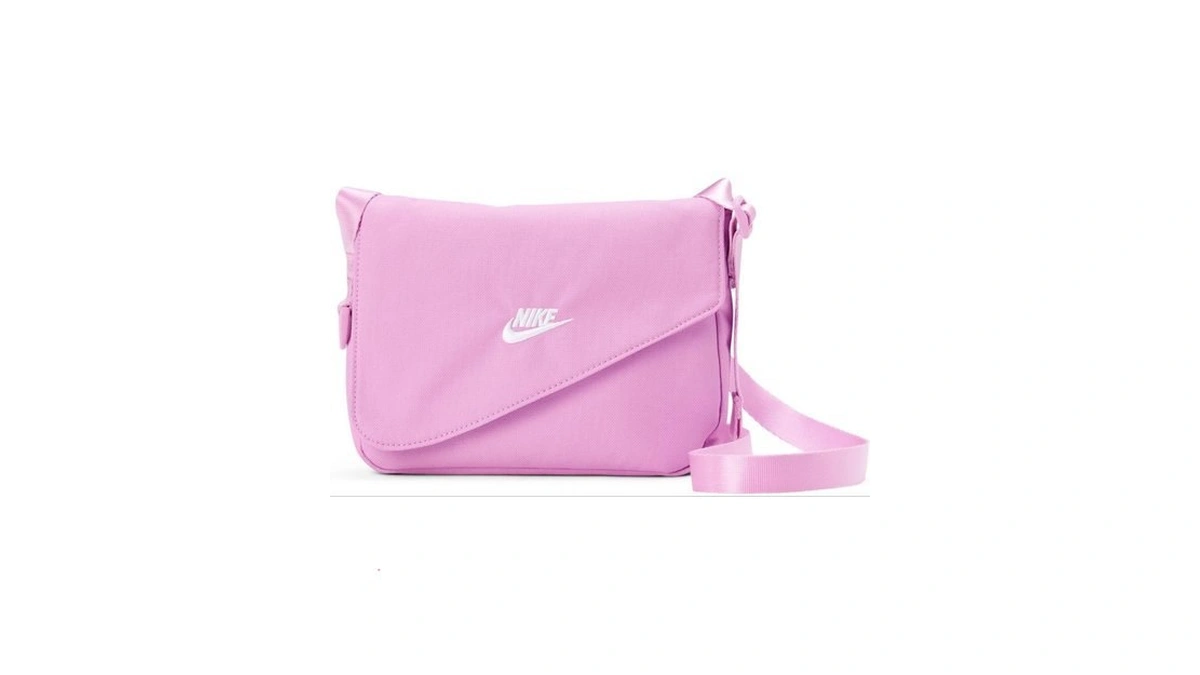 Nike Heritage Magnetic Crossbody Bag, Light Magenta/light Magenta/white, Misc