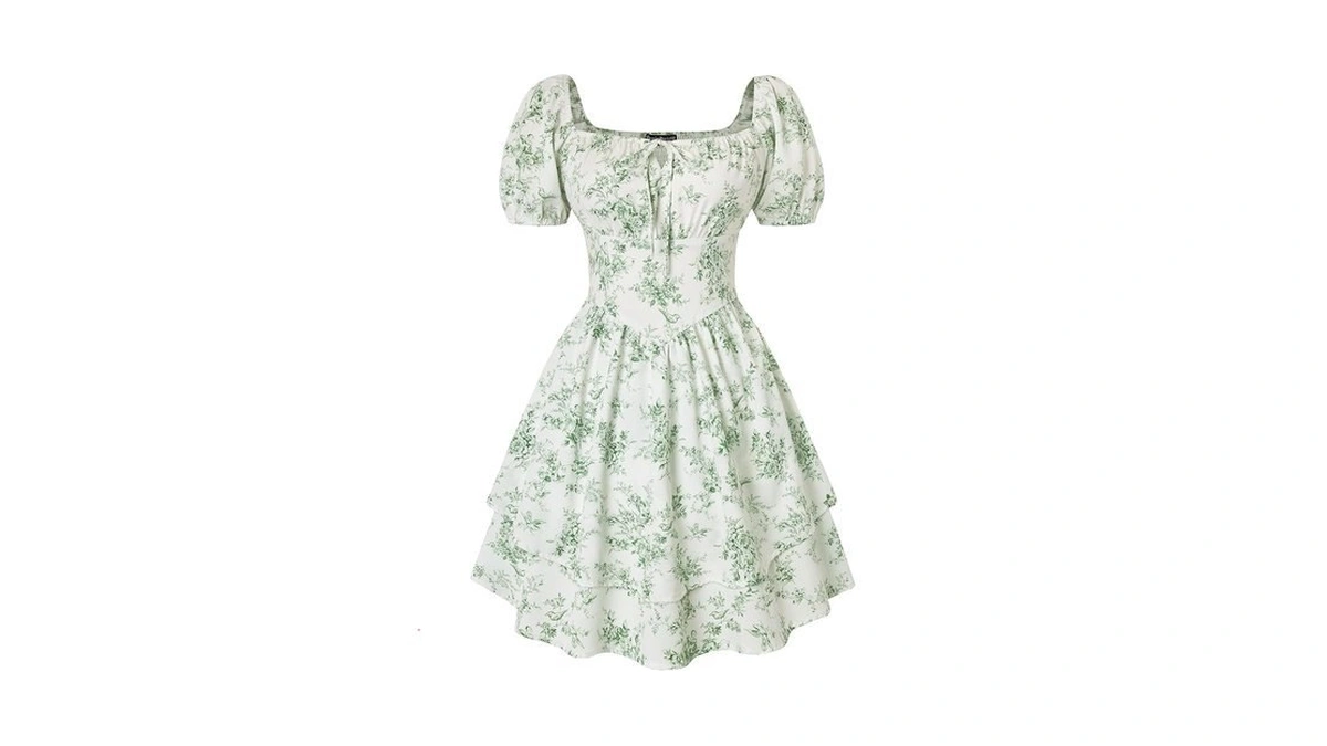 Scarlet Darkness Floral Corset Dress Summer Dresses For Women Girls