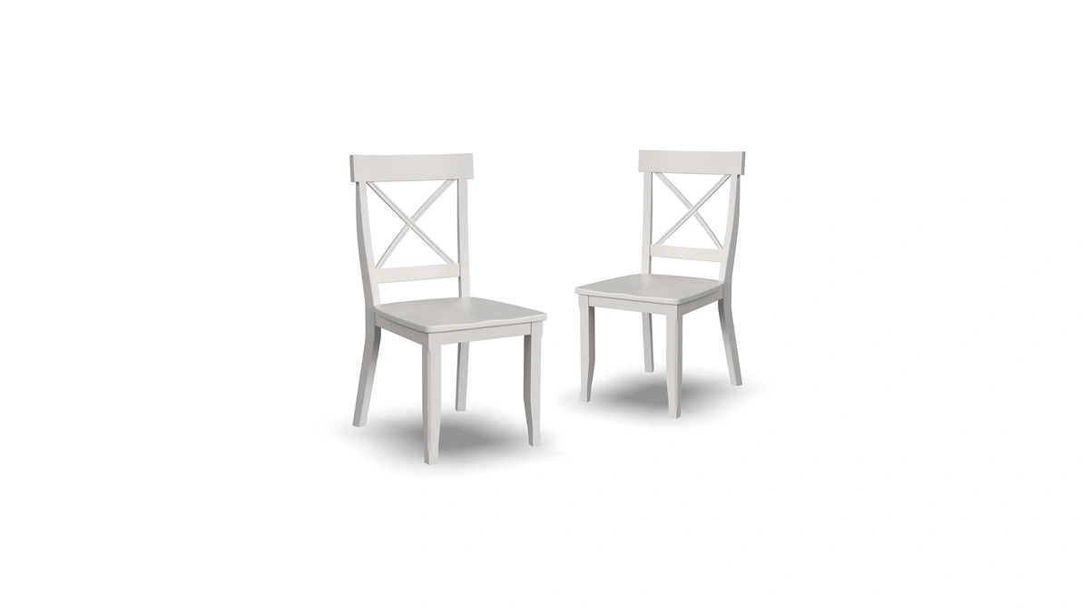 Homestyles Warwick Off-white Dining Chair Pair