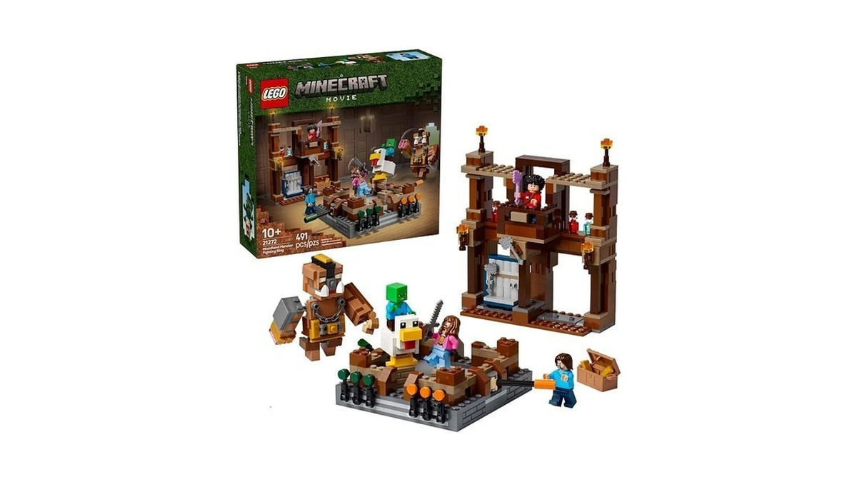 Lego Minecraft Woodland Mansion Fighting Ring - Building Toy For