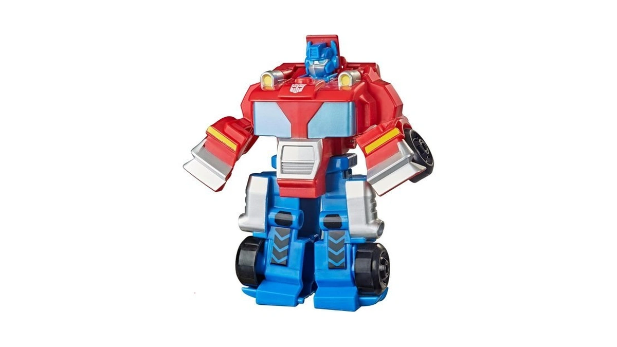Transformers Playskool Heroes Rescue Bots Academy Team Optimus Prime, 4.5-inch