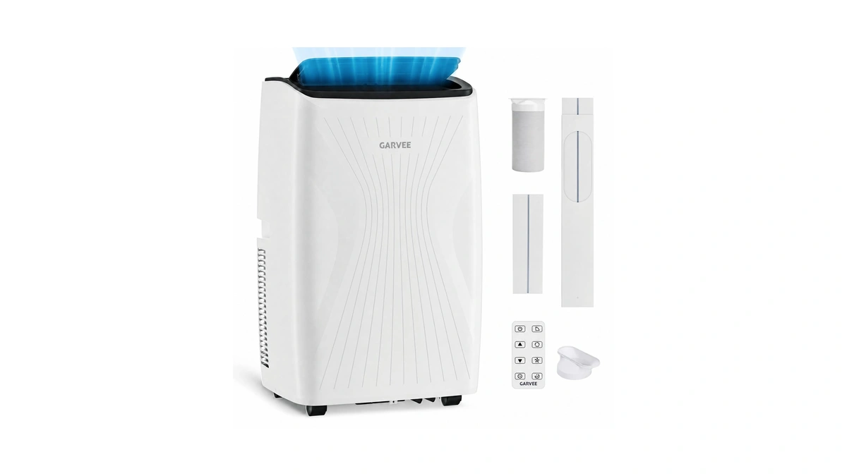 12,000 Btu Portable Air Conditioner, 4-in-1 Portable Ac Unit For