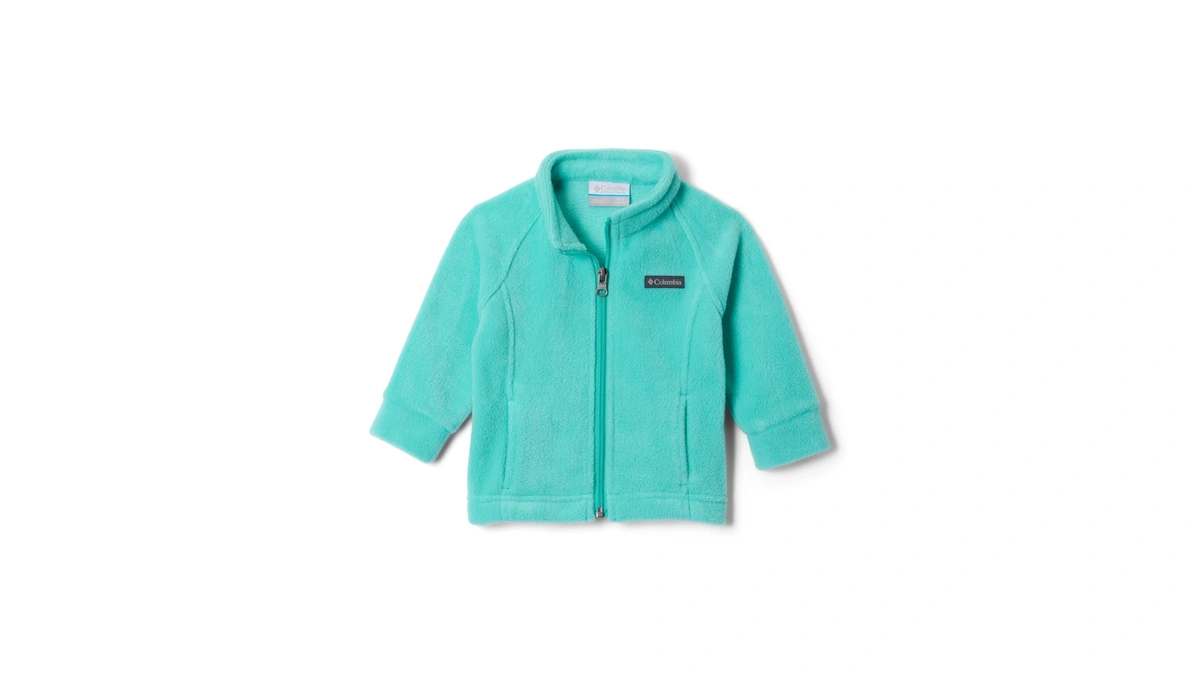 Columbia Youth Girls Benton Springs Fleece Jacket, Dolphin, Xx-small