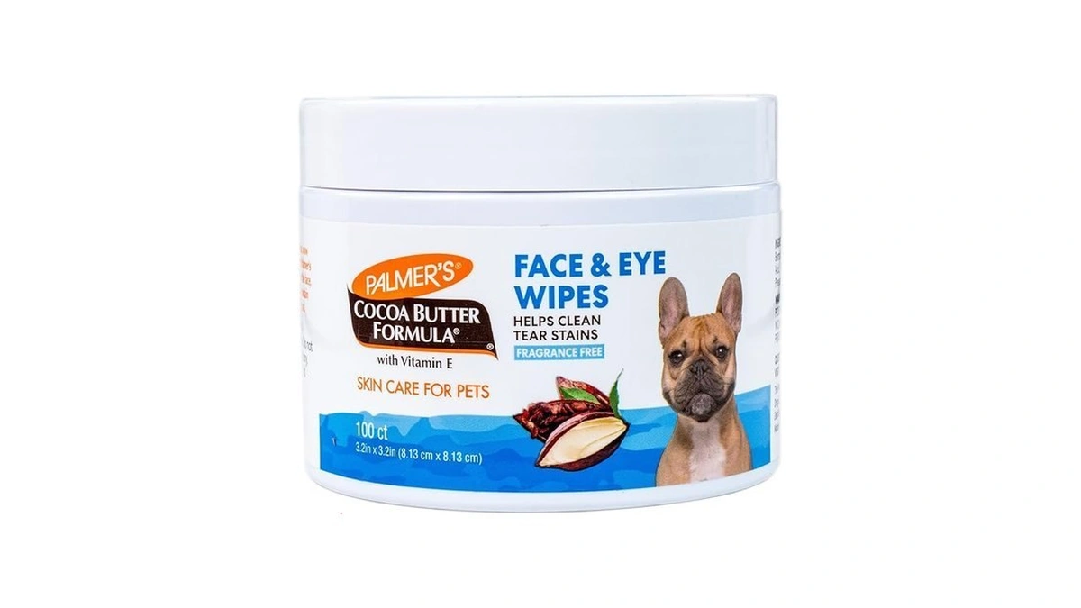 Palmer’s For Pets Face And Eye Dog Wipes With Cocoa