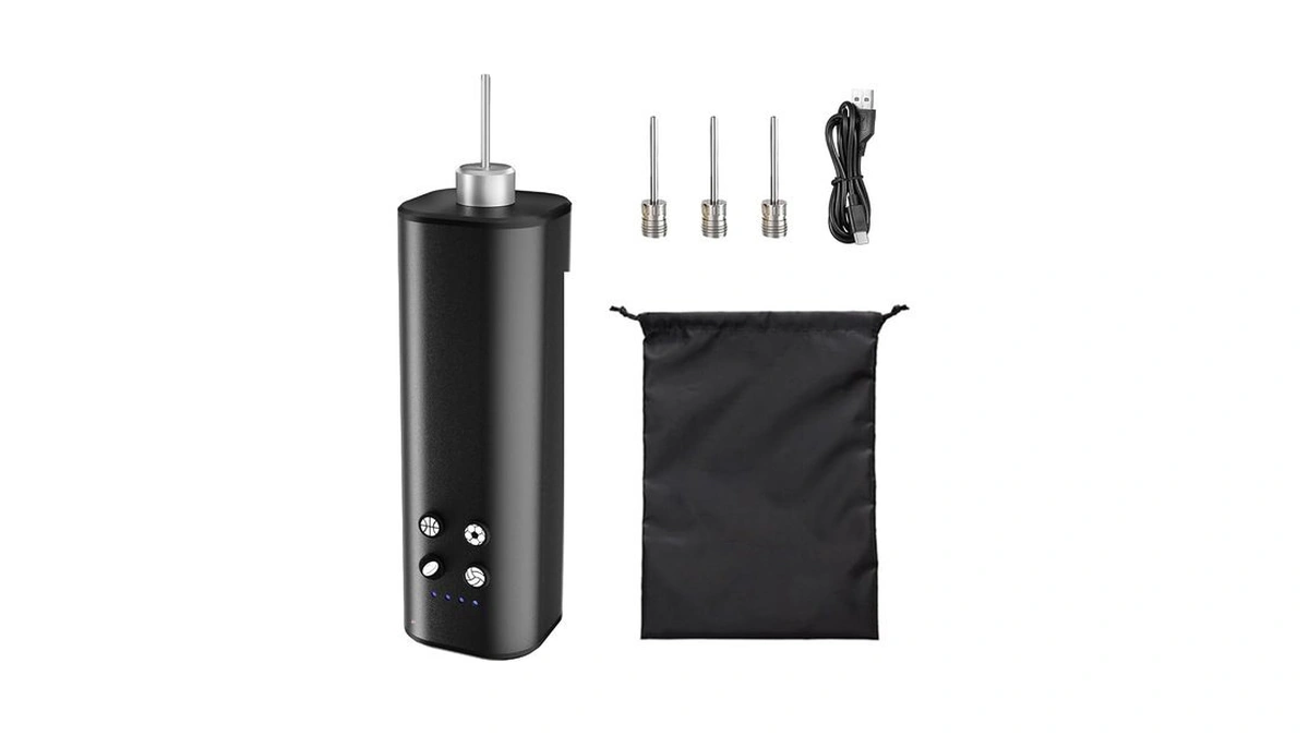 Yantu Ball Pump Electric Cordless Basketball Pump Kit - Portable