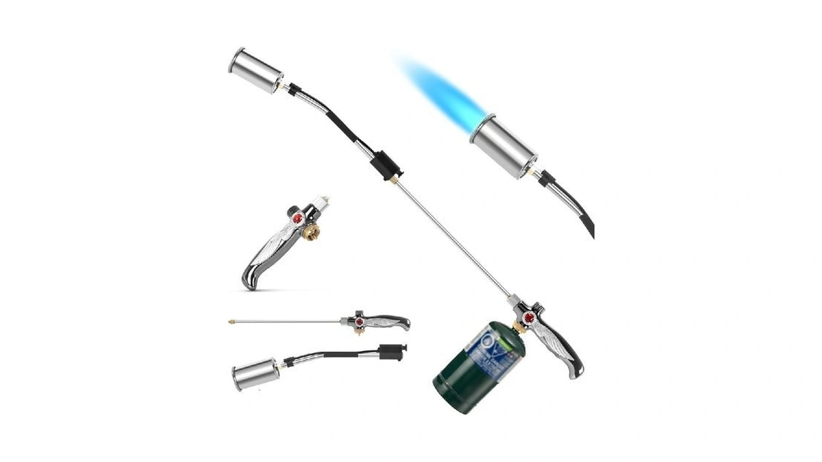 Rubdark Propane Torch Weed Burner, High Output Weed Torch Flamethrower,