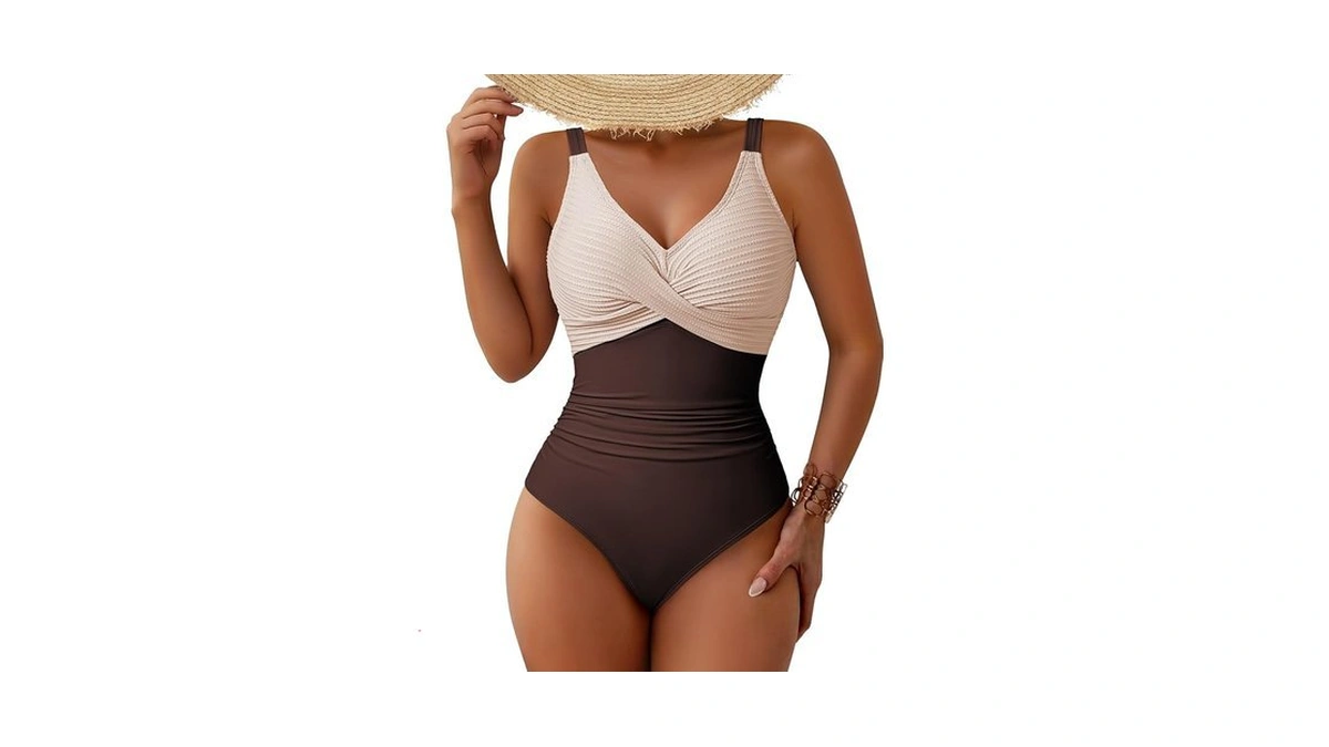 Pink Queen Women's One Piece Swimsuits Tummy Control Bathing Suits