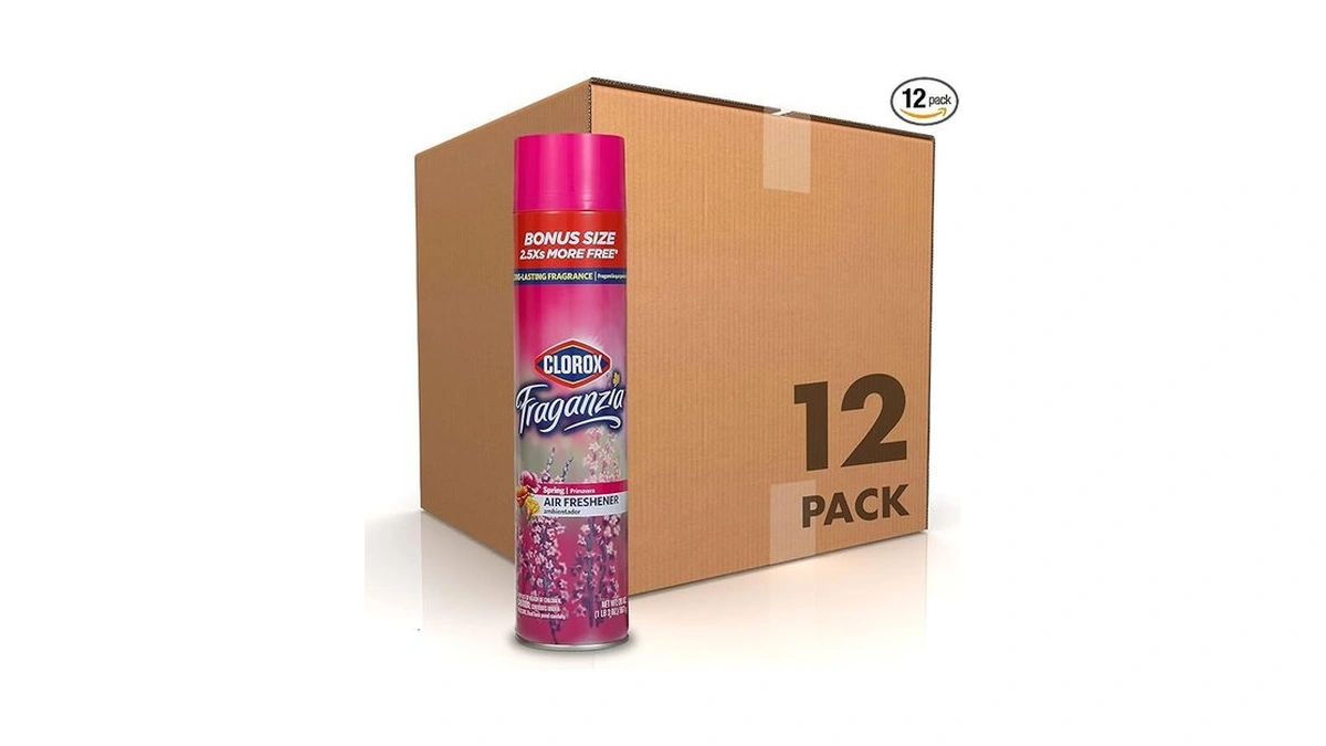 Clorox Fraganzia Aerosol Air Freshener Spray In Spring Scent -
