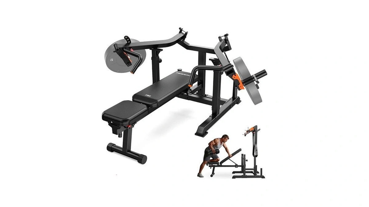 Feierdun Chest Press Bench With Independent Arms, 1250lb Capacity Adjustable