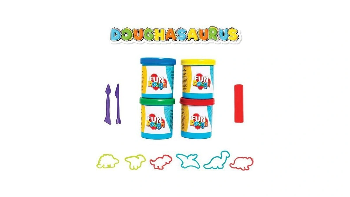 Fun Dough Funskool Doughasaurus, Play Dough, Art And Craft Set