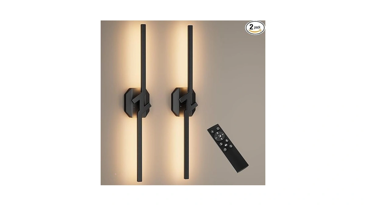 Battery Operated Wall Sconce Set Of Two,usb Rechargeable Wall Sconce