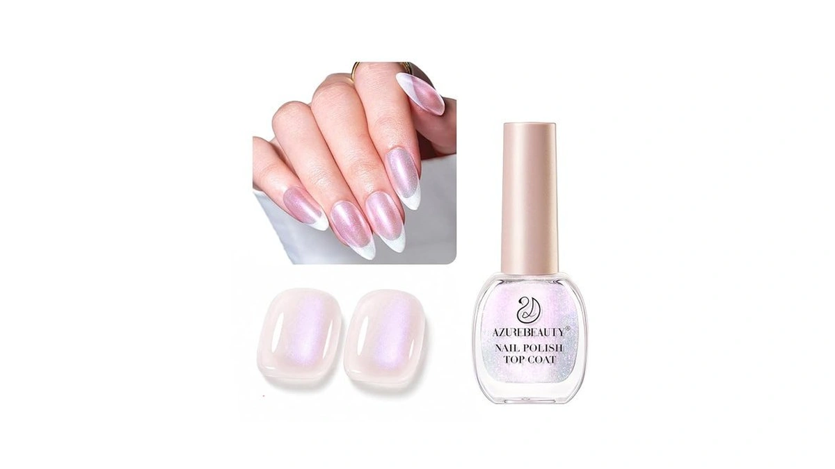 Azurebeauty Glitter Pearl Nail Polish, Quick Dry Salon-quality Lacquer, Long