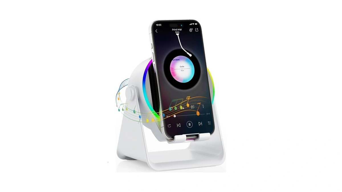Tarkari Wireless Induction Speaker, 5 In 1 Bluetooth Speaker, 360°