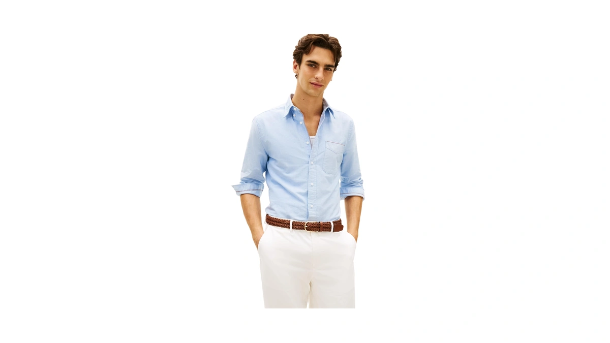 Tommy Hilfiger Men Long Sleeve Oford Shirts F...