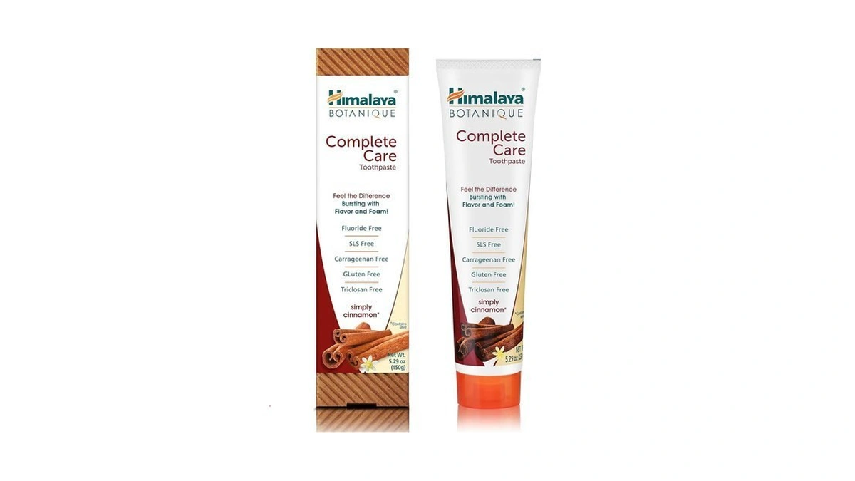 Himalaya Botanique Complete Care Toothpaste, Herbal, Cinnamon Flavor, Fights Plaque,