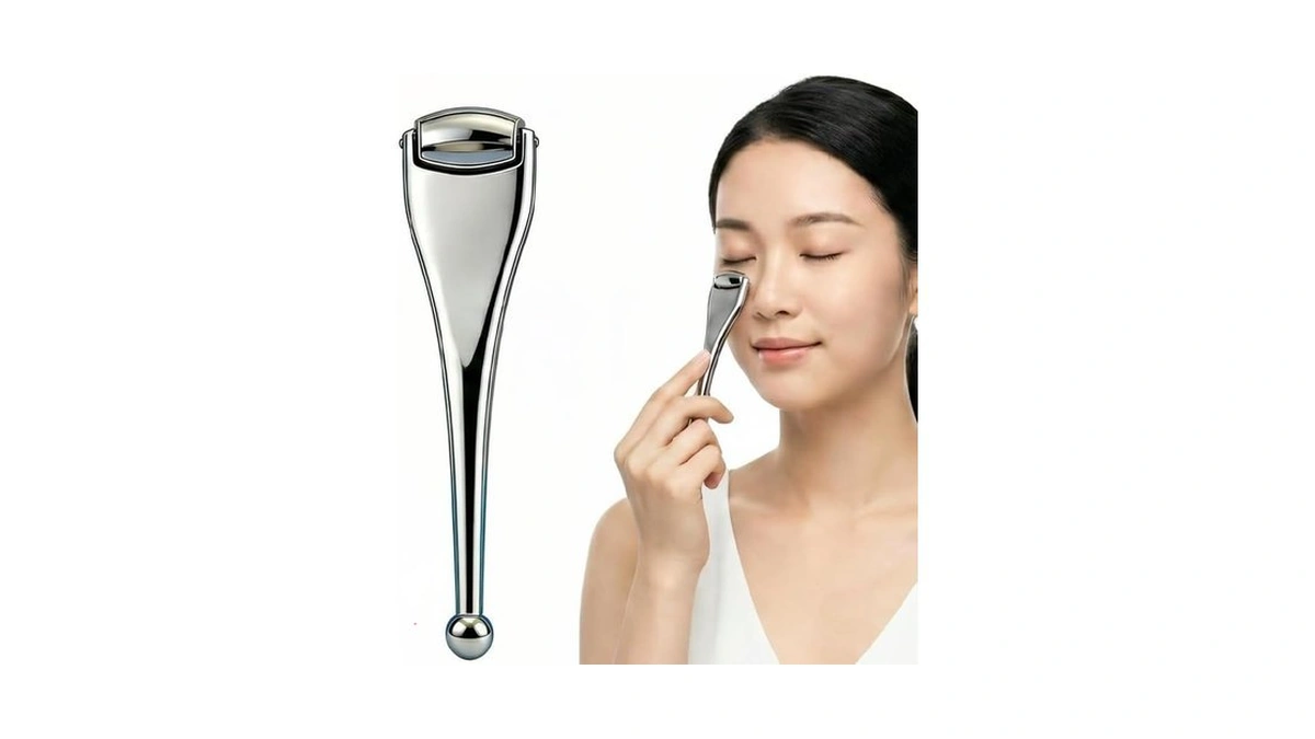Liedrg Metal Eye Roller For Dry Eyes, Eyelid Massage Tool