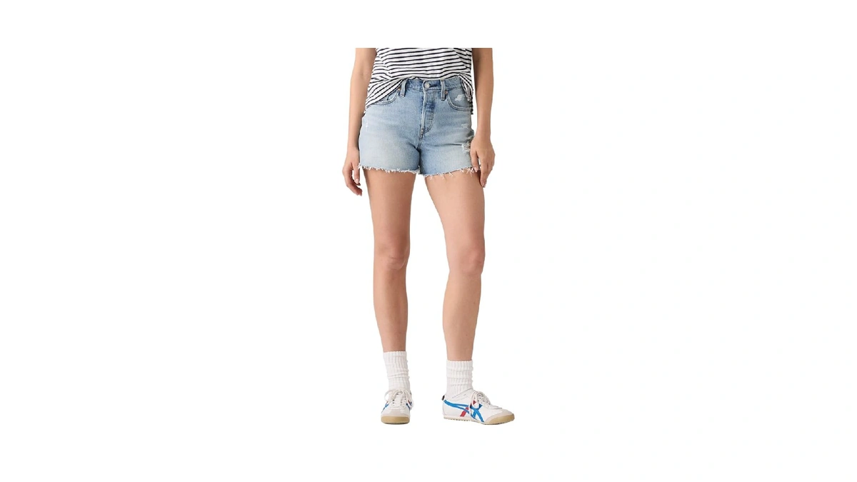 Levi's Women's 501ยฎ Curve Short, (new) Good Intentions (shrink-to-fit -
