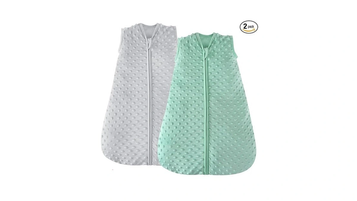 Jellymoni Fleece Baby Sleep Sack 0-6 Months, 1.5 Tog Warm