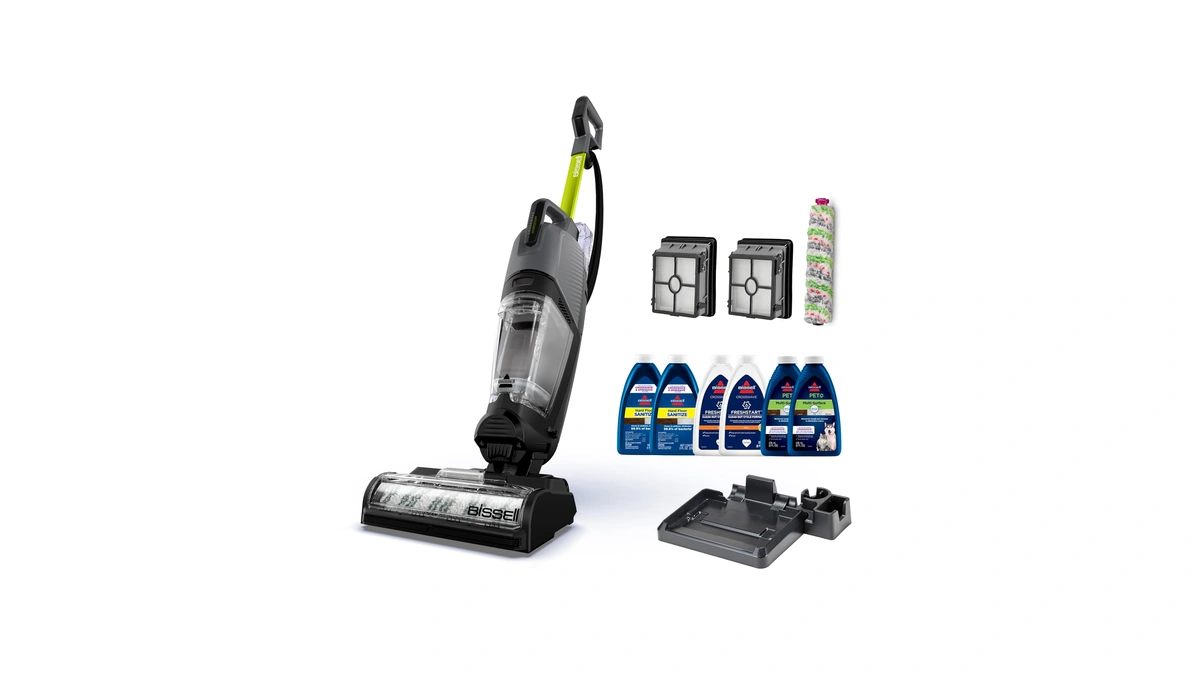 Bissell Crosswave Hydrosteam Deluxe Steam Mop, 3-in-1 Wet Dry Vacuum