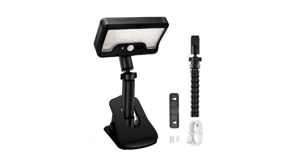 3 In 1 Clip On Solar Lights Outdoor With Motion