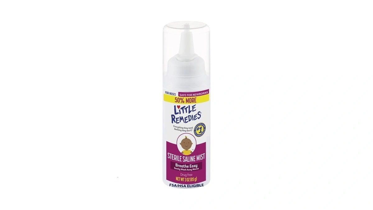 Little Remedies Sterile Baby Saline Nasal Mist, Safe For Newborns
