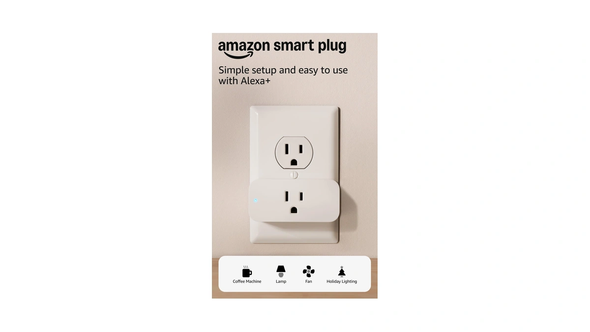 Amazon Smart Plug, Works With Alexa, Simple Setup, Endless Possibilities