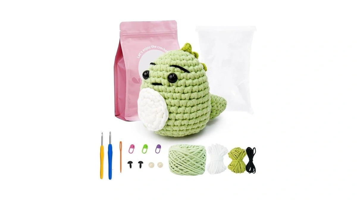 Crochet Kit For Adult Beginners Handmade Craft Gift Crochet Kit