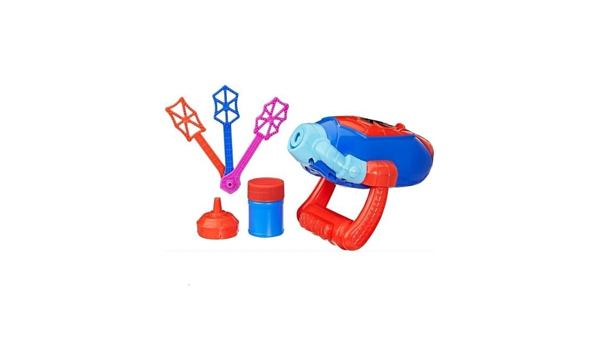 Spidey And His Amazing Friends Marvel Water-webs Electronic Bubble Slinger,