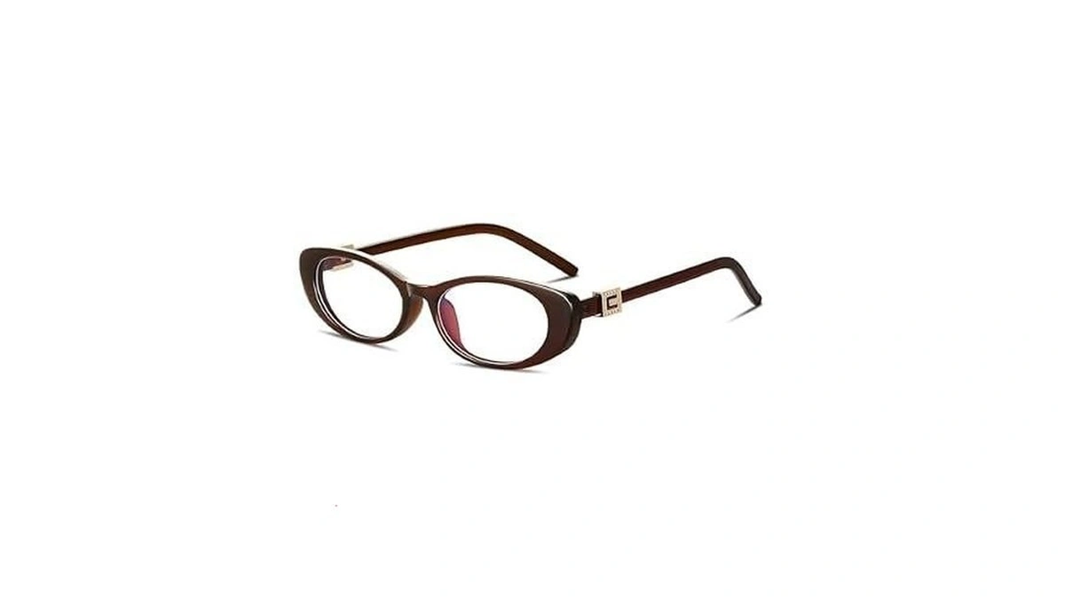 Ymrfw Oval Blue Light Blocking Glasses For Women Retro 90s