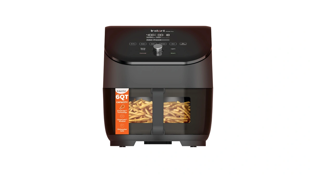 Instant Pot Vortex Plus 6qt Clearcook Air Fryer, Clear Windows,